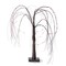 Spooky Weeping Willow LED Tree Decorative Sculpture 18x18x20 Indoor Halloween Holiday Decor Black Plastic